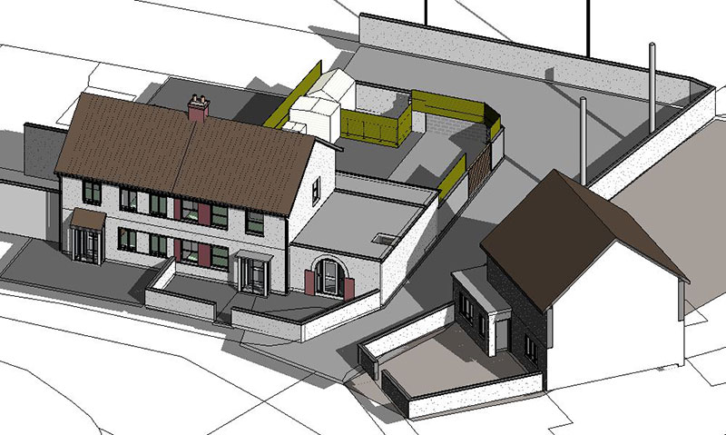 TWO STOREY  NZEB  EXTENSION  TO TWO STOREY SEMI- DETACHED HOUSE IN LAYTOWN CO.MEATH